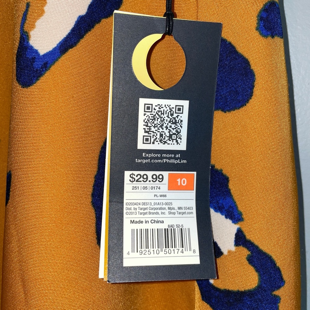 NWT Phillip Lim for Target Leopard Print A-line Styled Skater Skirt Size 10 - Picture 4 of 8